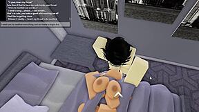 Cheating Slut Loves Getting Railed While Her Boyfriend Is Away - Roblox