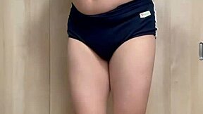 Tennis club girl's skort and bloomers for anal teasing!