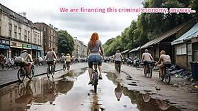 i'm on my honeymoon, day one, stripping off in this leather porn dream