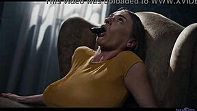 josephine jackson gets wet with pussy slime in solo masturbation