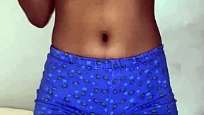 Hot amateur girl in action