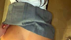 After classes, I fuck a pretty student in a motel and cum inside, making her angry