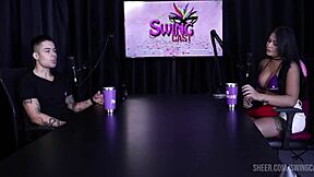 Compilados Do Teteu Santos No Swing Cast Com Tifany Rocha Bruna A Surfistinha E Fabrício Nunes - Parte 3 Watch On Sheer Red