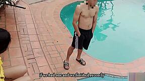piscina p�blica a mi hermanastra culona le encanta el sexo duro y arriesgado- historia completa