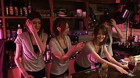 Japanese hot chick sits on huge cock then rides like a star