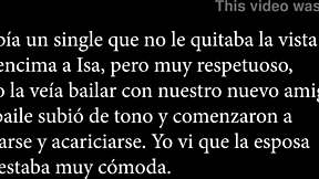 Isa Flashes and Swings with Single Friend in Homemade Group