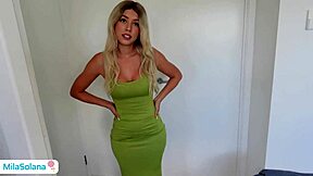 I Couldn't Pay Rent So He Made Me Do This - Cute Roommate Oiled And Fucked!