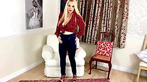 Lucy gresty in her skintight jeans