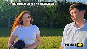 Hunt4K Cuck Watches Girlfriend Ride Old Man In Outdoor POV Pound