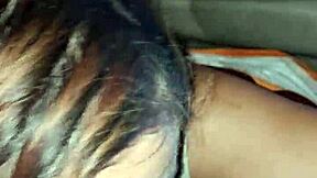 Watch the black bull dominate ravishing ray in the car! What a wild ride!