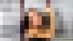 we want to see you swallow your own sperm cei