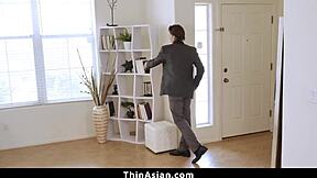 punishing hot asisn teen 18+s with his disciplinary dick - thinasian