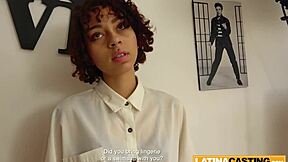 Innocent latina teen 18+ cutie banged rough at fake job interview