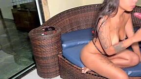 Exciting couple swap in swing house at Angra dos Reis!