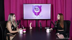 malu paz in bora cast compilations with bruna carlos on sheer red