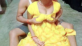 Desi bhabhi's forbidden pussy licking to her devar bangali.