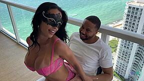 The perfect body gorgeous slut cheats on her hubby with big black cock in this steamy encounter