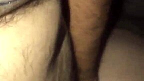 Wife bent over for intense doggy anal