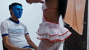 The 22-year-old effeminate man watches me while i dance like a whore.