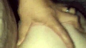 Wife bent over for intense doggy anal