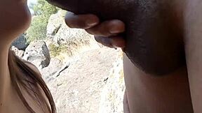 I took my big-assed Latina teen friend for a walk and we had outdoor doggystyle sex