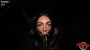 French girl Salome dominates huge black cock in Los Angeles