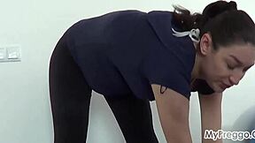 i'm pregnant janetta skipping my workout to suck cock