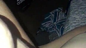 Wife bent over for intense doggy anal