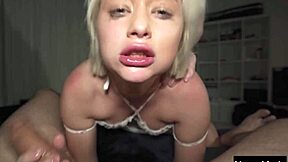 Grab That Busty Blonde Tight! Fucked By Coke Can Cock