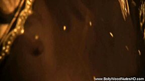 Seductive Brunette Babe Unveils Glamorous Striptease in Erotic Dance