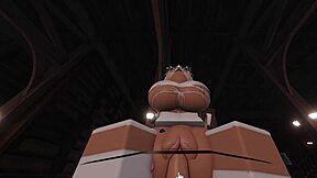 Blonde bombshell takes huge cock deep