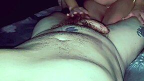 erotic massage includes footjob on cock