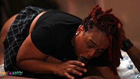 Sucking Slutty Kittylove Experiences Intense Throat and Pussy Filling with Deep Pleasure