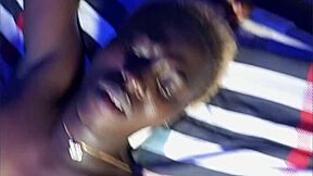 My girlfriend surprised me with her best friend for christmas, leading to passionate threesome fun.