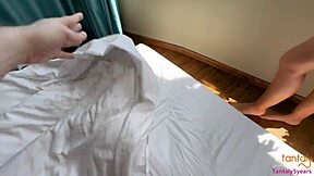 Step sis catches me, but wait, step bro has a Tantaly sex doll too?