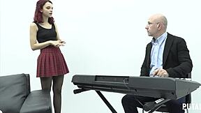 putalocura - skinny estudiante ohana petite 18+ dominating and submitting old teacher