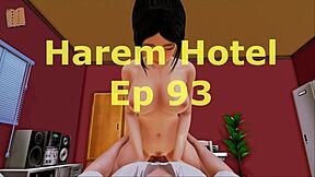 exploring the harem hotel in episode 93 of the game
