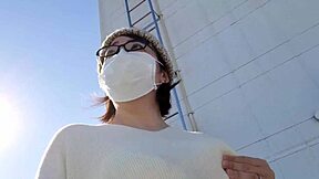 a married woman enjoys outdoor relaxation in the full video