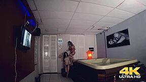 Role in sauna leads to intense sex