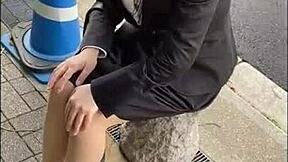 I picked up an office lady and took her to a hotel for private time