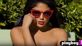 LOOK at this ALL NATURAL LATIN MILF exposing her HOT BODY in lingerie!