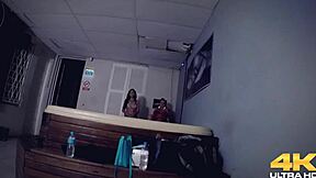 Role in sauna leads to intense sex