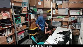 Teen Isabella Nice's Theft Confirmed on CCTV, She Must Comply with Hardcore Fucking Punishment