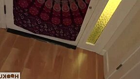 teacher babe prepares for an interview in a natural setting