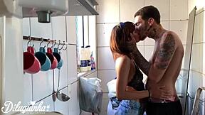 i caught my maid off guard and we tried to fuck but my wife came home