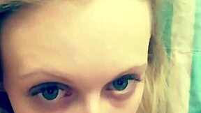 Erica rubs her perfect pussy naked!