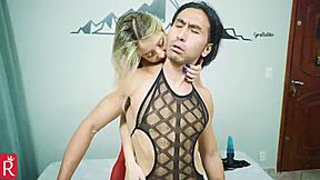 intense pegging session in amazon position