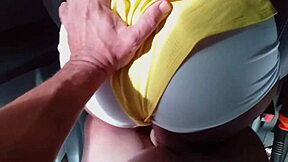 veja o que acontece quando deixo um halls preto no painel do meu uber