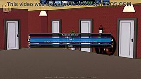 exploring the harem hotel in episode 93 of the game