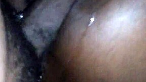 Ebony Lil Freak Waits for Anal Creampie and Wet Orgasm
